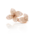 Giardini Segreti Ring in 18k Rose Gold with Diamonds | Pasquale Bruni