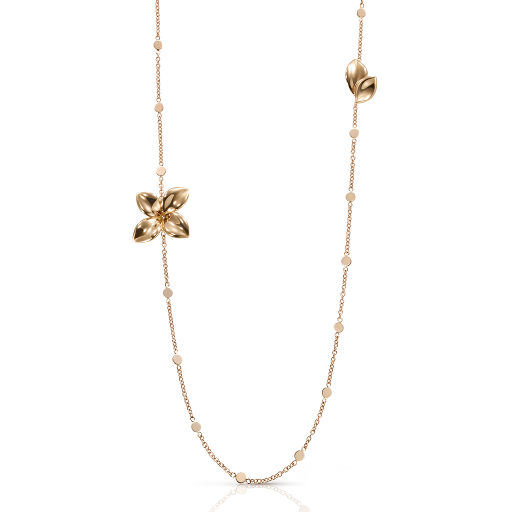 Giardini Segreti Opera Necklace in 18k White Gold | Pasquale Bruni