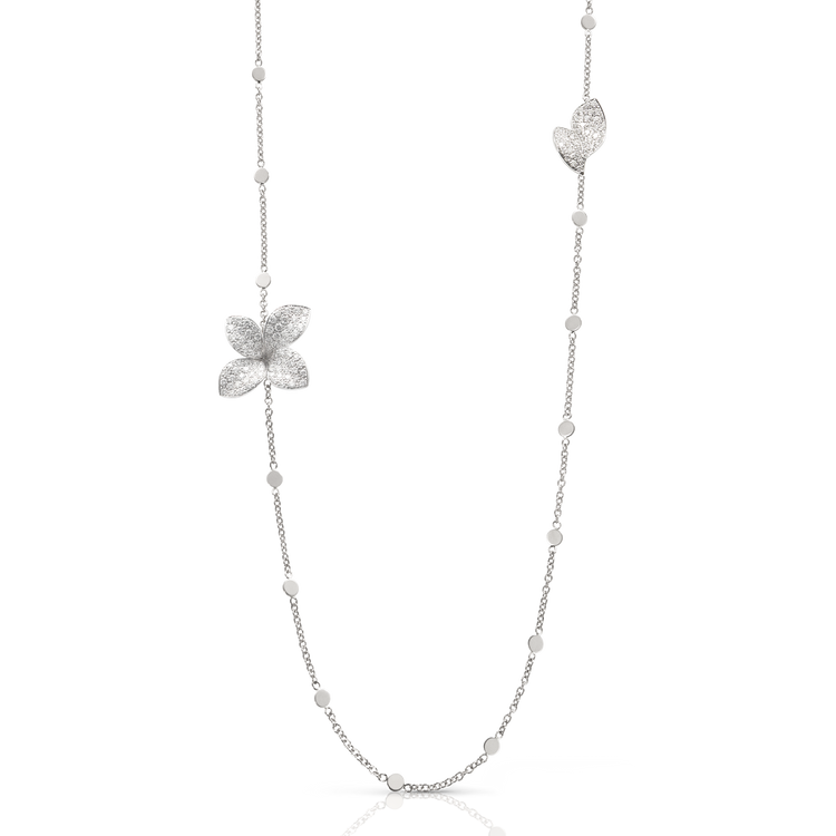 Giardini Segreti Opera Necklace in 18k White Gold | Pasquale Bruni