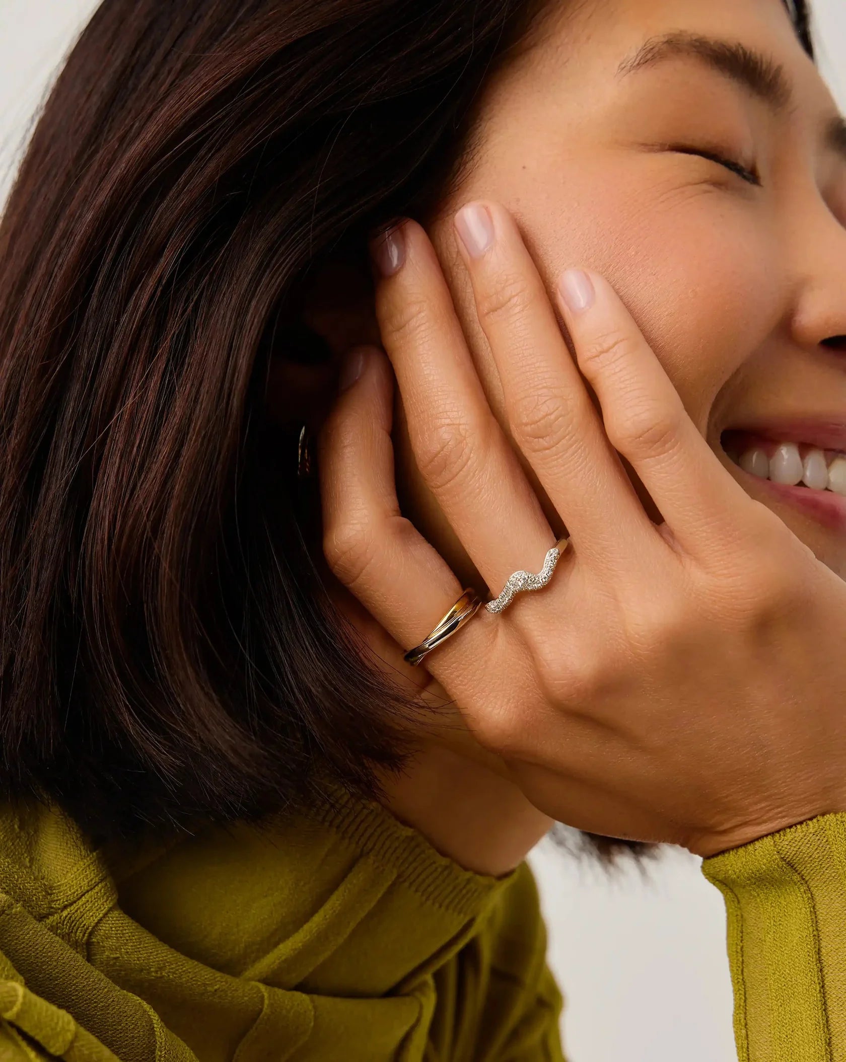 Molten Snow Stacking Ring | Missoma UK