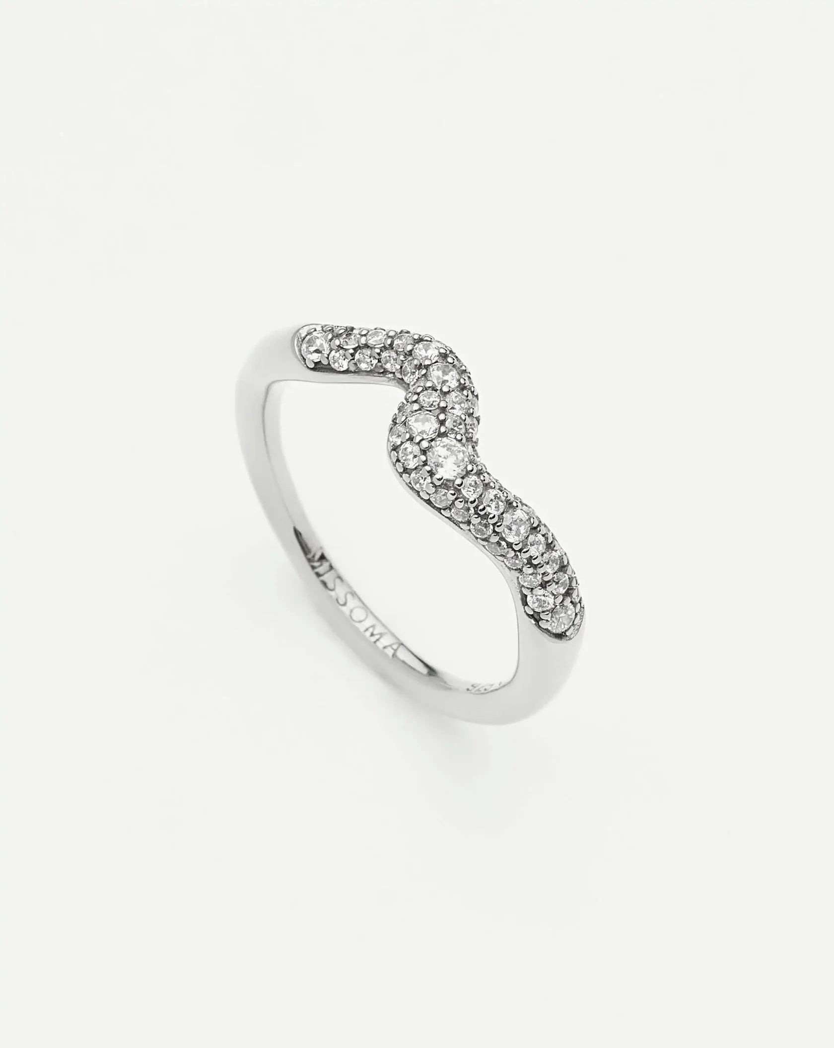 Molten Snow Stacking Ring | Missoma UK