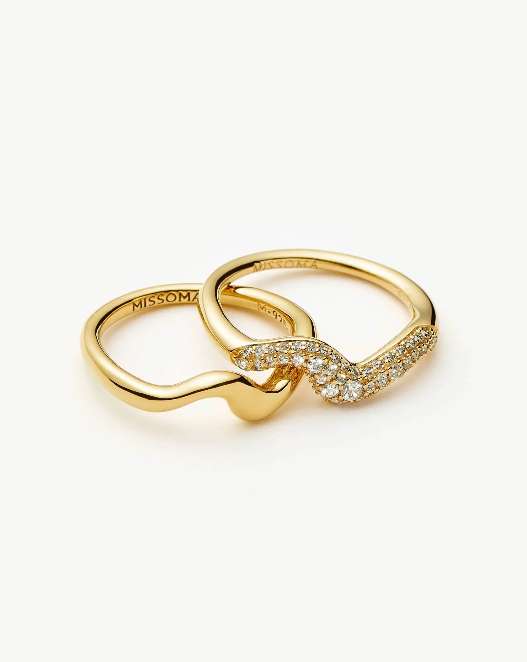 Molten Stacking Ring Set | Missoma UK