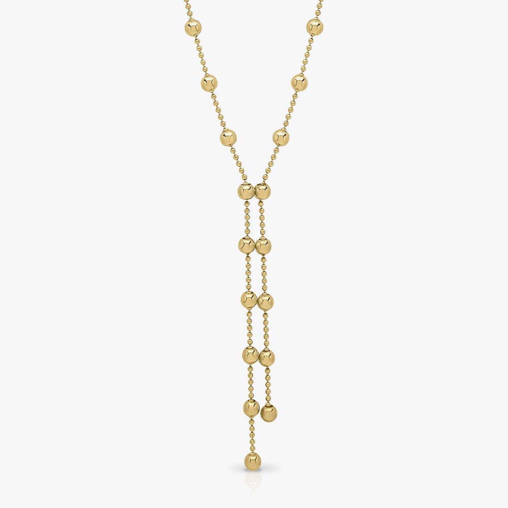 9ct Gold Open Eye Link Necklace