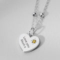 CANDY Love Silver & Citrine Heart Necklace