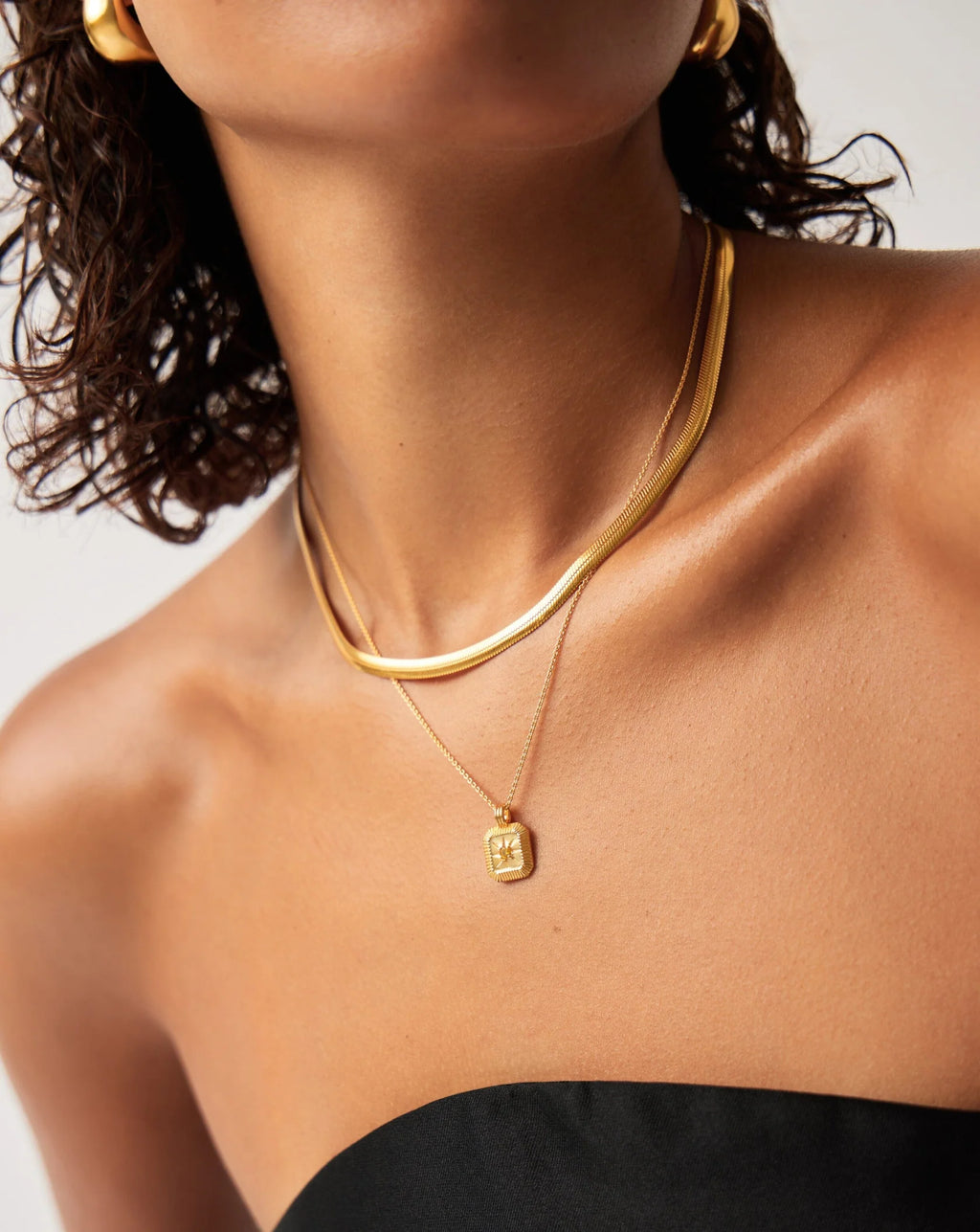 November Birthstone Pendant Necklace | 18ct Gold Vermeil/Citrine